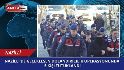 Aydın’ın Nazilli ilçesinde jandarma ekiplerinin yürüttüğü titiz takip sonucu, incir