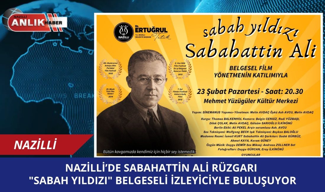 NAZİLLİ – Nazilli Belediyesi, kültürel etkinlikler kapsamında Türk edebiyatının dev