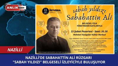 NAZİLLİ – Nazilli Belediyesi, kültürel etkinlikler kapsamında Türk edebiyatının dev