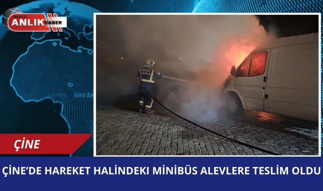 AYDIN / ÇİNE – Aydın’ın Çine ilçesinde seyir halindeyken motor