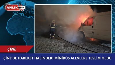 AYDIN / ÇİNE – Aydın’ın Çine ilçesinde seyir halindeyken motor