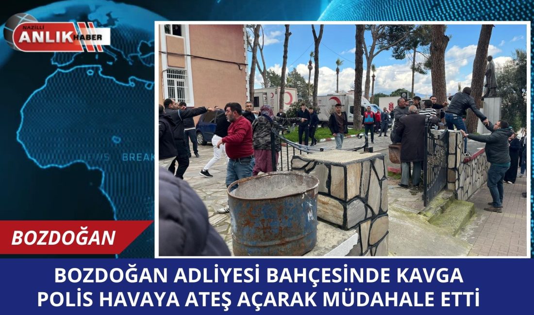 AYDIN – Bozdoğan Adliyesi’nde bugün görülen bir davanın ardından taraflar