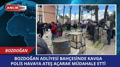 AYDIN – Bozdoğan Adliyesi’nde bugün görülen bir davanın ardından taraflar