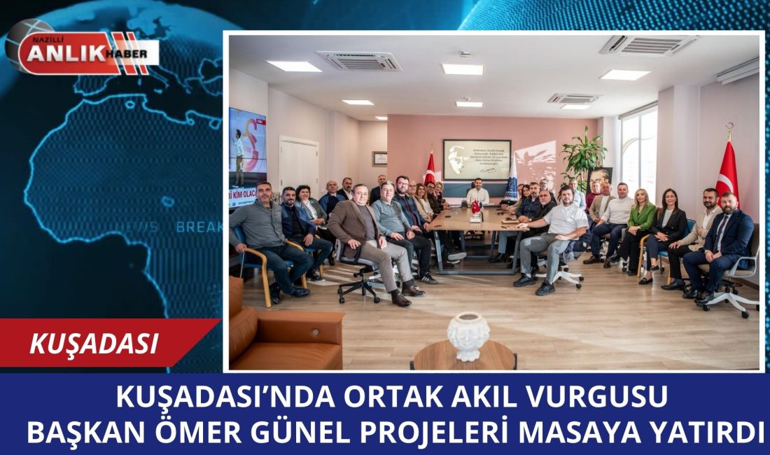 Kuşadası Belediye Başkanı Ömer Günel, iftar programı öncesinde belediye meclis