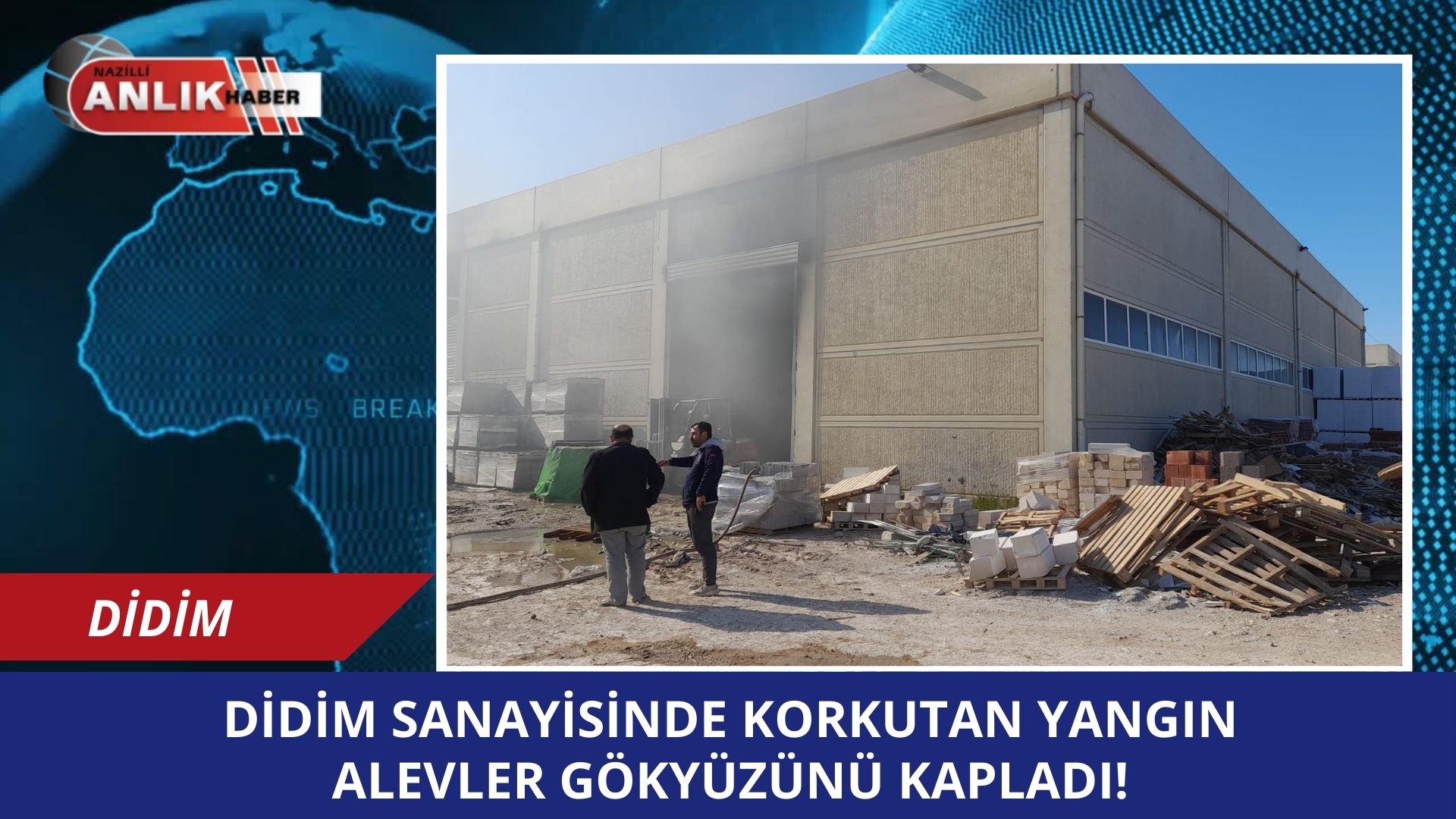Aydın’ın Didim ilçesindeki Küçük Sanayi Sitesi’nde bir hırdavat dükkanında çıkan
