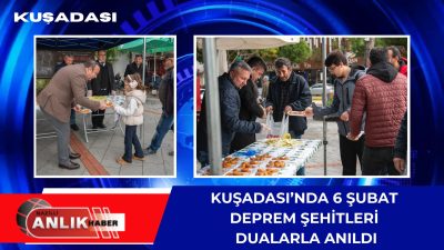 KUŞADASI – Kuşadası Belediyesi, 11 ili sarsan ve “Asrın Felaketi”