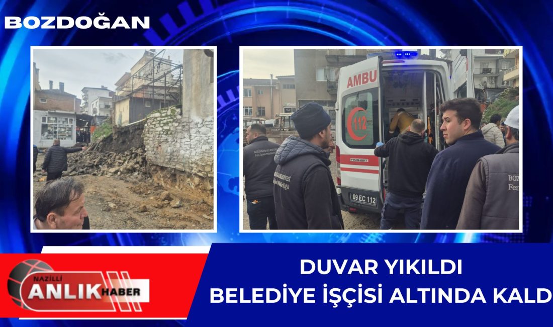 BOZDOĞAN – Aydın’ın Bozdoğan ilçesinde, belediye ekiplerinin yıkım çalışmaları yürüttüğü