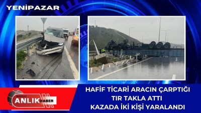 YENİPAZAR – Aydın-Denizli Otoyolu Yenipazar geçişinde meydana gelen trafik kazasında,