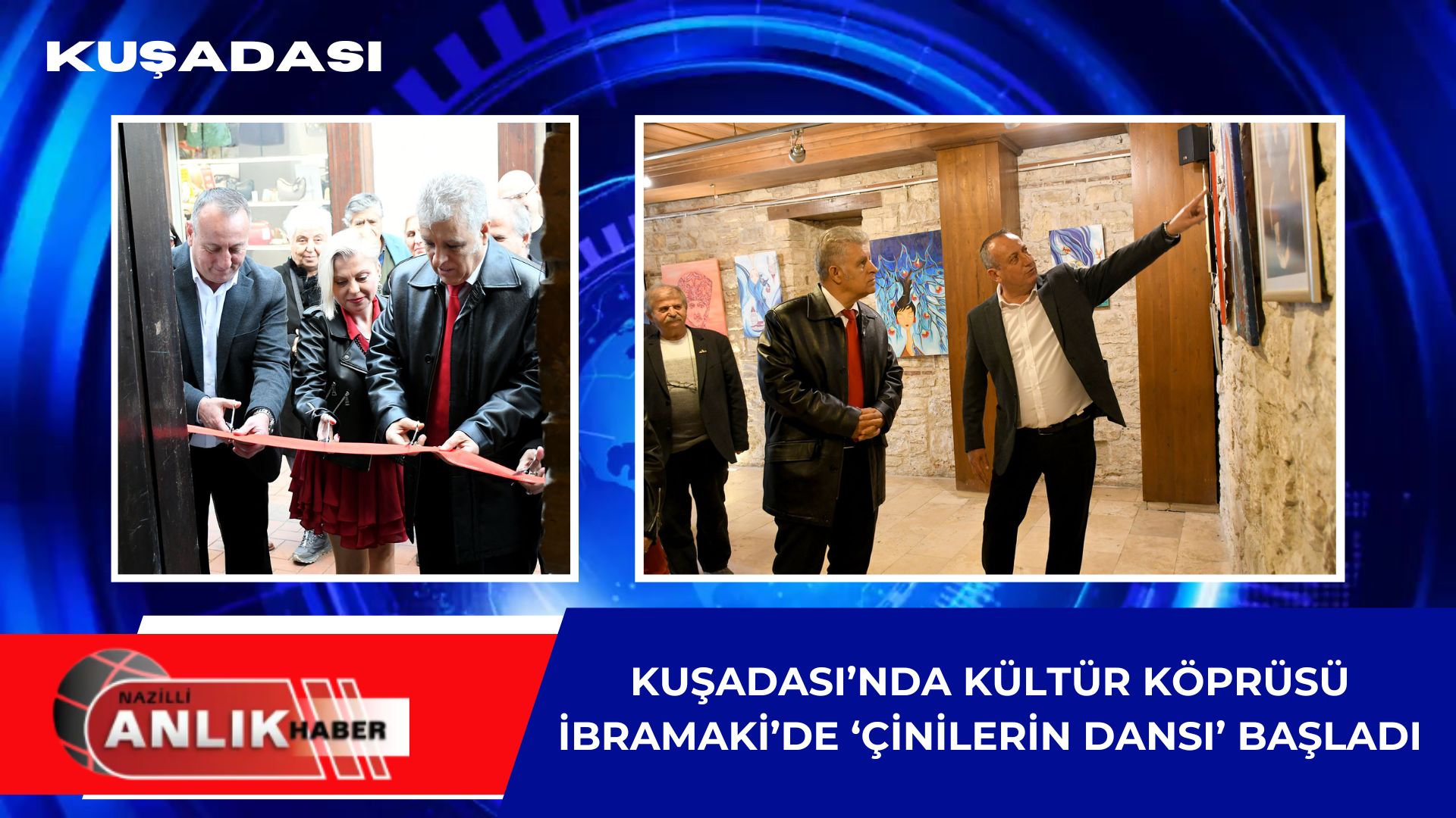 KUŞADASI – Kuşadası Belediyesi İbramaki Sanat Galerisi, geleneksel motiflerin modern