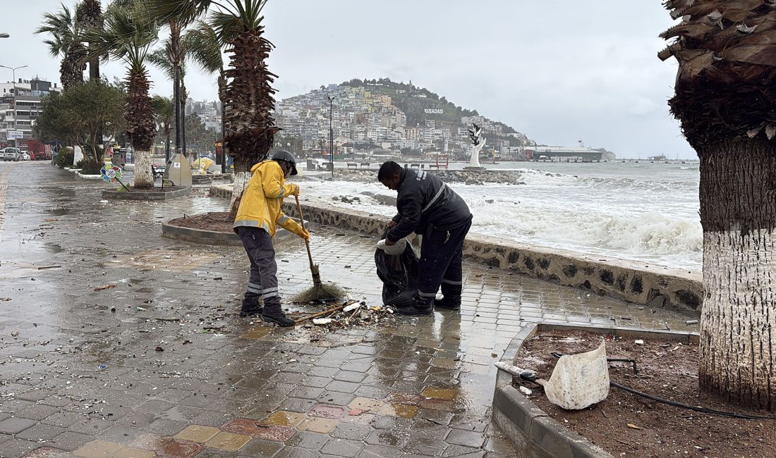 KUŞADASI – Kuşadası’nda sabah saatlerinden