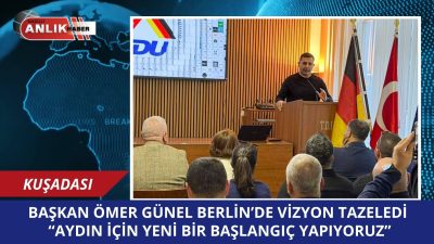 ITB Berlin Fuarı için Almanya’da bulunan Kuşadası Belediye Başkanı Ömer