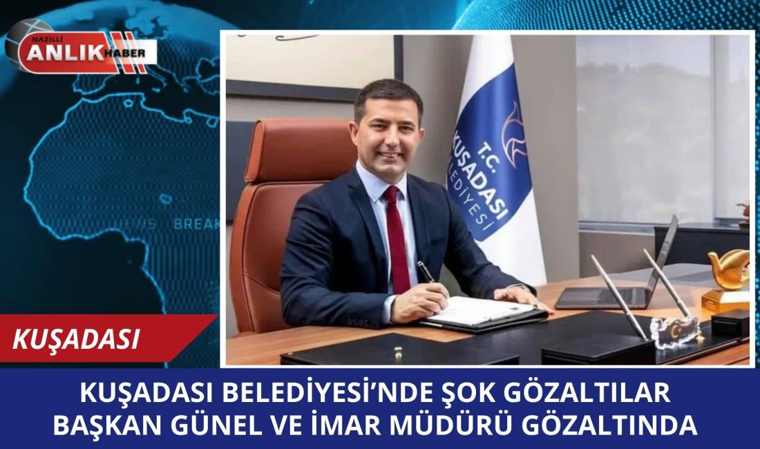 Kuşadası Belediye Başkanı Ömer Günel ve Belediye İmar Müdürü Ahmet