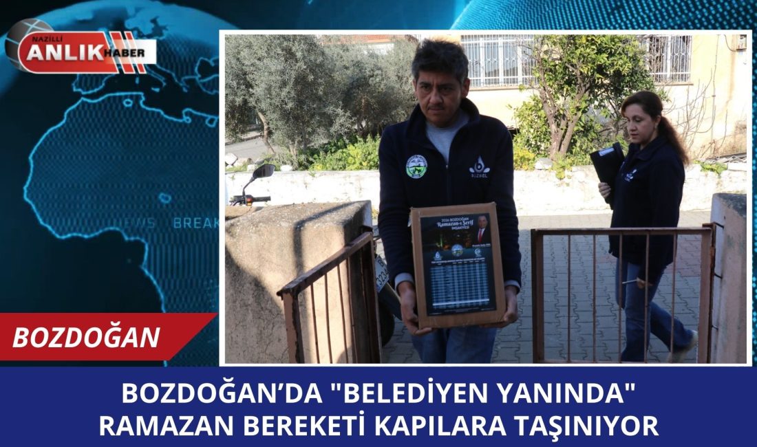 Bozdoğan Belediyesi, sosyal belediyecilik anlayışıyla hayata geçirdiği “Belediyen Yanında” projesi