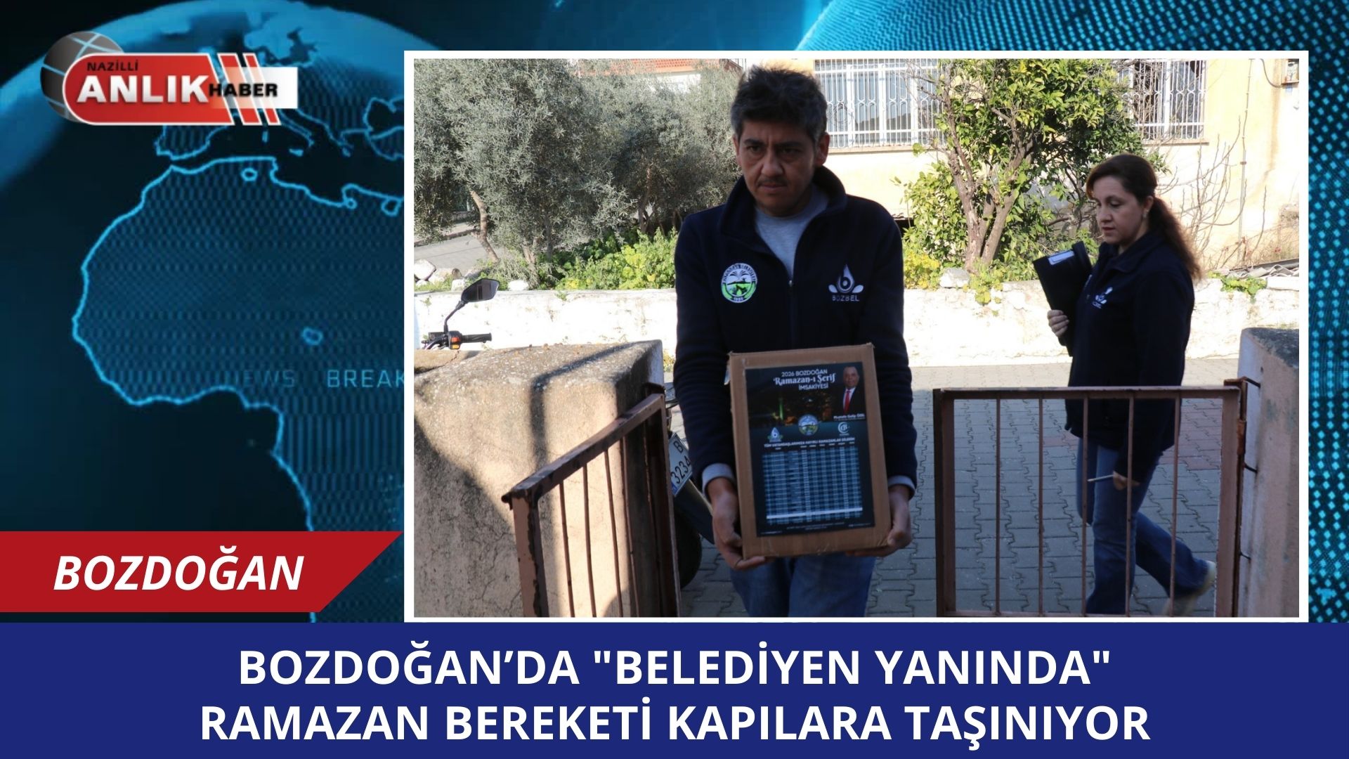 Bozdoğan Belediyesi, sosyal belediyecilik anlayışıyla hayata geçirdiği “Belediyen Yanında” projesi
