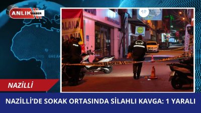Nazilli Altıntaş Mahallesi’nde iki grup arasında çıkan sözlü tartışma silahlı