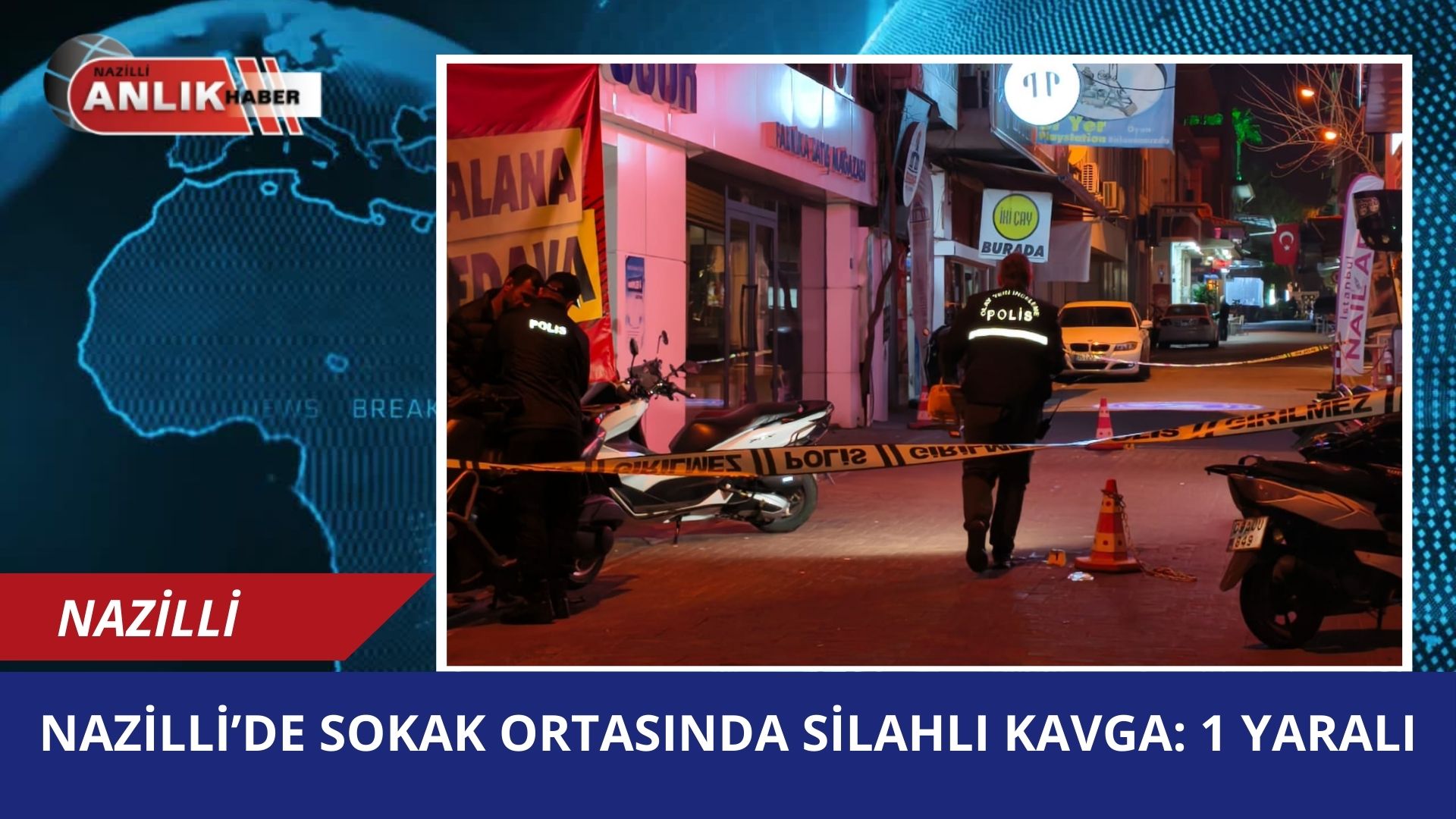 Nazilli Altıntaş Mahallesi’nde iki grup arasında çıkan sözlü tartışma silahlı