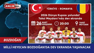AYDIN – Bozdoğan Belediyesi, A Milli Futbol Takımı’nın Dünya Kupası