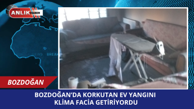 AYDIN – Bozdoğan ilçesine bağlı Hisar Mahallesi’nde sabah saatlerinde bir