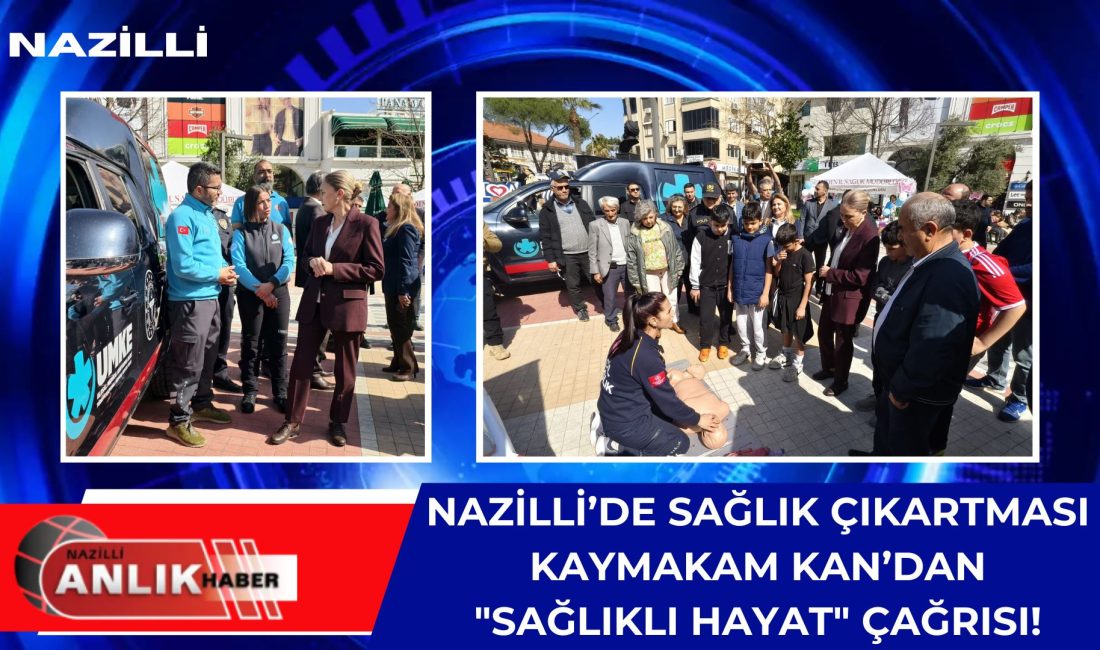 Nazilli İlçe Sağlık Müdürlüğü’nün düzenlediği “Ramazan’da Sağlık” programı, vatandaşlardan büyük