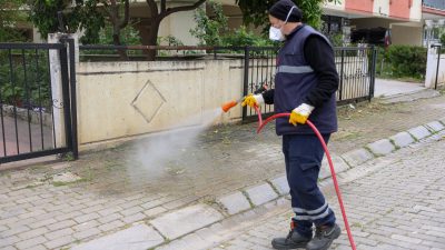 Efeler Belediyesi, bahar aylarının gelmesiyle birlikte ilçe genelinde çevre sağlığını