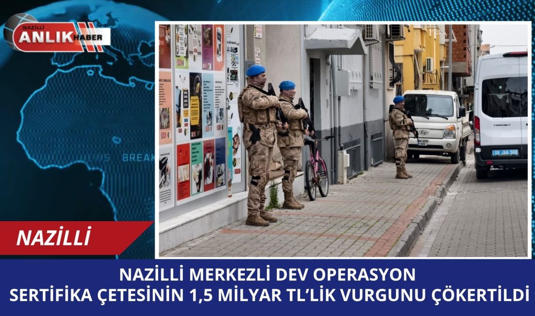 Aydın’ın Nazilli ilçesi merkezli 10 ilde, üniversite öğrencilerini “MEB onaylı