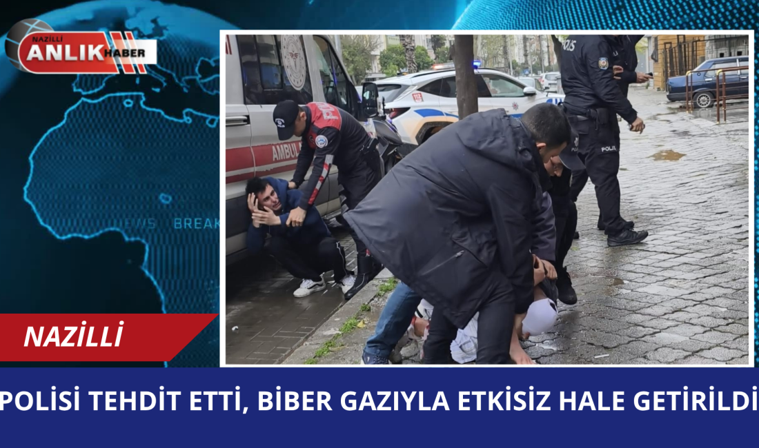 NAZİLLİ – Nazilli’de gündüz saatlerinde meydana gelen aile içi tartışma,