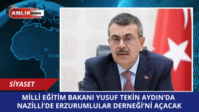 AYDIN – Milli Eğitim Bakanı Yusuf Tekin, bir dizi ziyaret