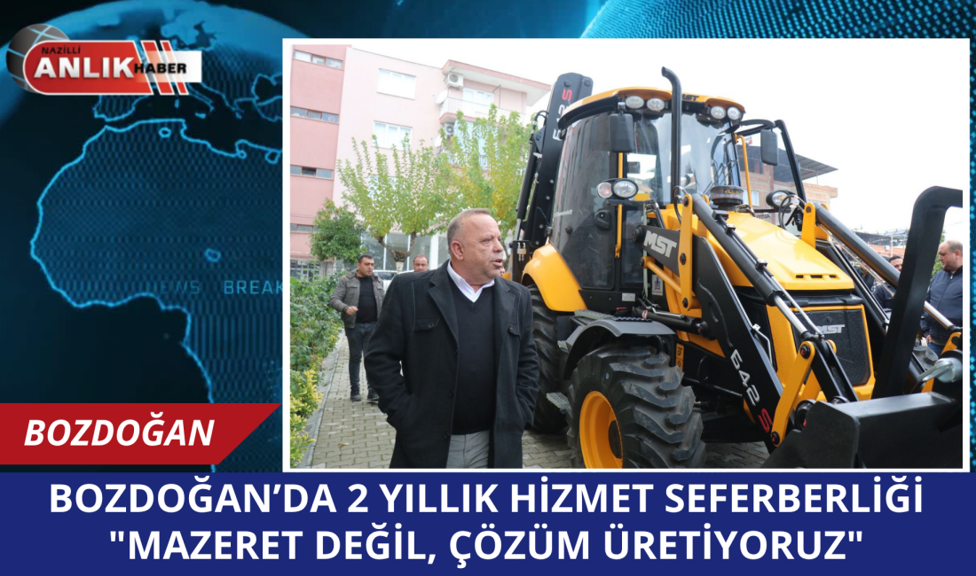 BOZDOĞAN – Bozdoğan Belediye Başkanı Mustafa Galip Özel, görevdeki ikinci