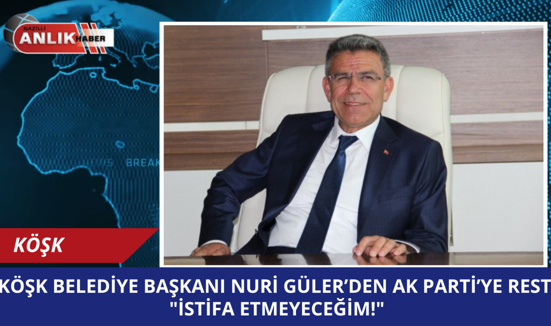 KÖŞK – Köşk Belediye Başkanı Nuri Güler, hakkındaki “yasak aşk”