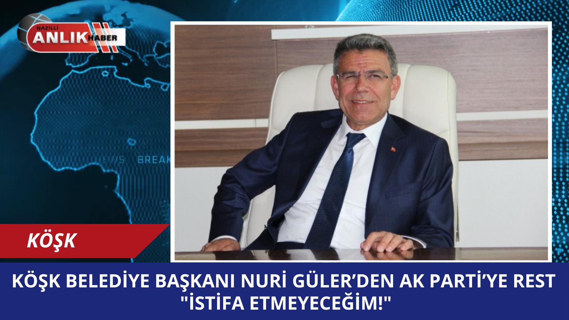 KÖŞK – Köşk Belediye Başkanı Nuri Güler, hakkındaki “yasak aşk”