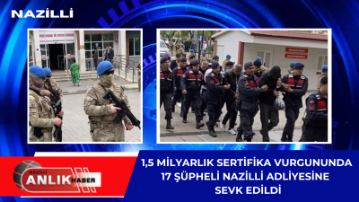 Nazilli merkezli 10 ilde gerçekleştirilen dev dolandırıcılık operasyonunda gözaltına alınan