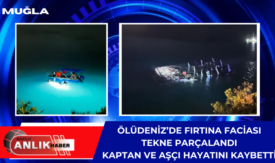 MUĞLA – Muğla’nın Fethiye ilçesinde etkili olan şiddetli fırtına ve
