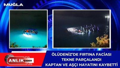 MUĞLA – Muğla’nın Fethiye ilçesinde etkili olan şiddetli fırtına ve