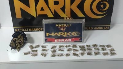 Nazilli’de uyuşturucu madde ticareti ve kullanımına yönelik yürütülen kararlı mücadele