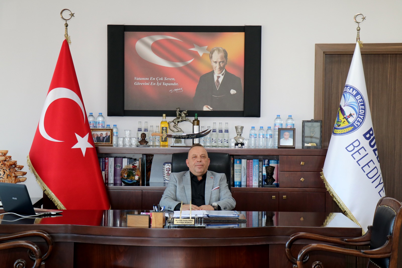 Bozdoğan Belediye Başkanı Mustafa Galip Özel, 23 Nisan Ulusal Egemenlik