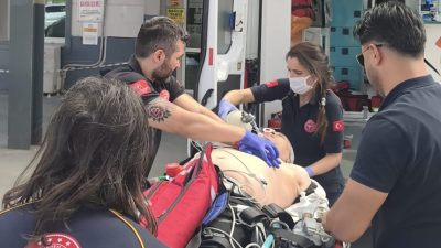 ​Aydın’ın Nazilli ilçesinde seyir halindeki bir yolcu otobüsünde kalp krizi