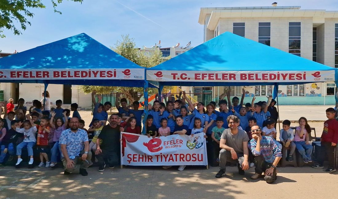 Efeler Belediyesi Şehir Tiyatrosu (EBŞT), sanat dolu etkinliklerini çocuklarla buluşturmaya