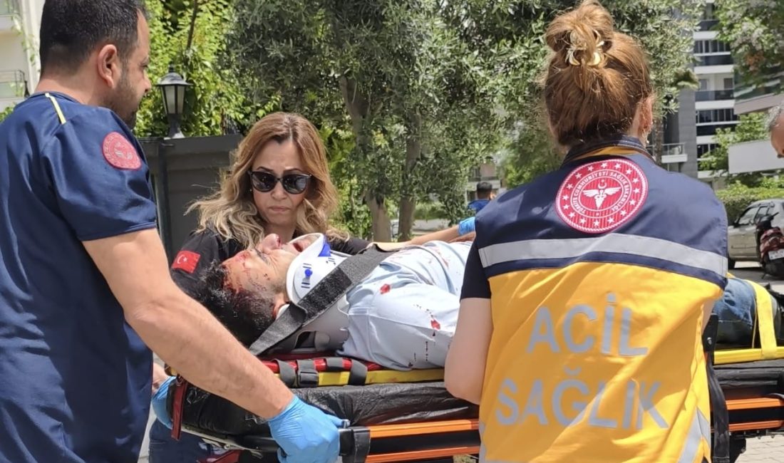 ​Aydın’ın Nazilli ilçesinde iki motosikletin çarpışması sonucu meydana gelen trafik