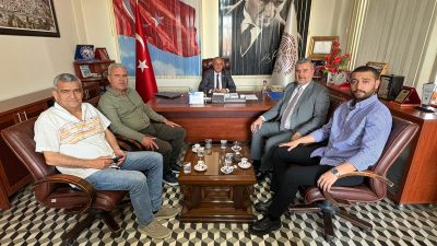 Nazilli Ticaret Odası (NTO) Başkan Adayı Özen Akgün ve beraberindeki