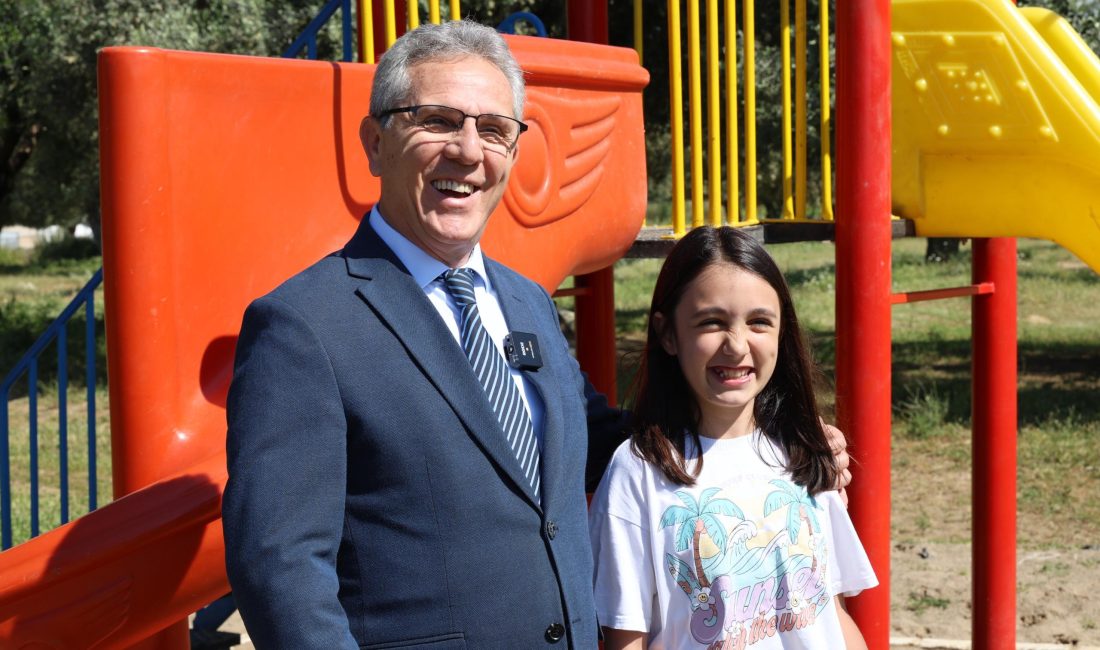 Nazilli’de yaşayan 11 yaşındaki Simay Ezel Navruz, mahallesindeki çocuk parkının