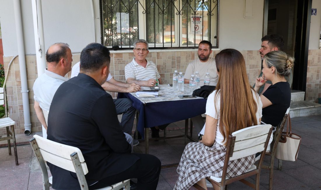 Nazilli Belediye Başkanı Dr. Ertuğrul Tetik, saha çalışmaları kapsamında Çatak,