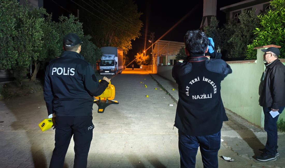 Nazilli’de aralarında daha önceden husumet bulunan şahıslar arasında çıkan tartışma