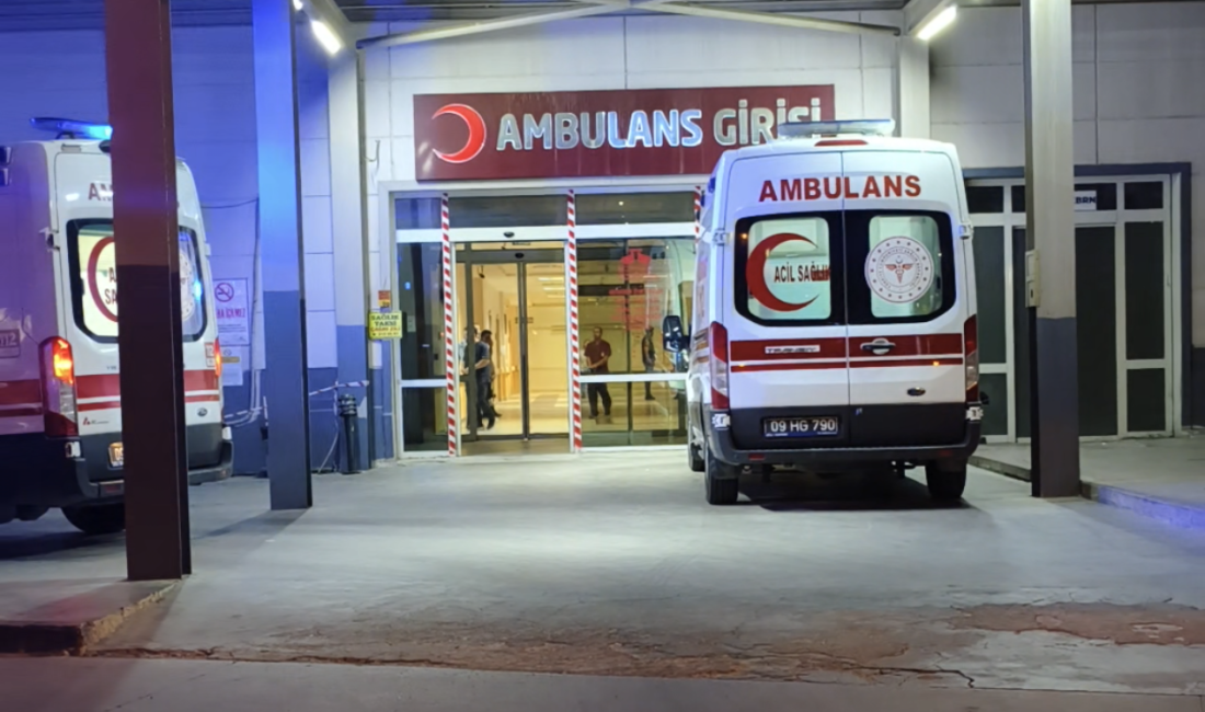 Nazilli’de akşam saatlerinde meydana gelen