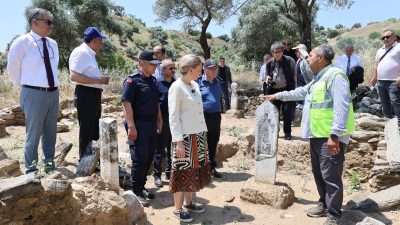 Aydın’ın Nazilli ilçesinde yürütülen Bozyurt Horasan Mezarlığı kazıları, bölgenin Erken