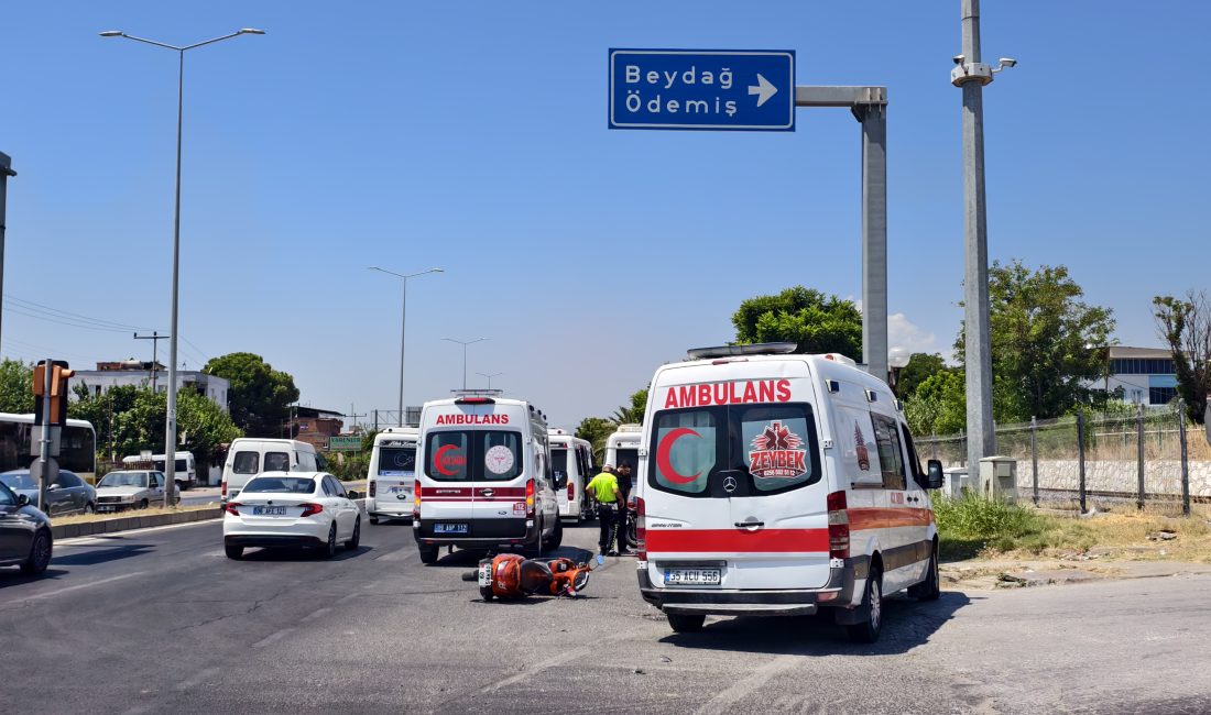 Aydın’ın Nazilli ilçesinde kırmızı ışıkta geçtiği iddia edilen özel bir