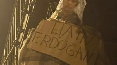 Aydın’ın Nazilli ilçesinde sabaha karşı tren yolu köprüsüne asılan bir