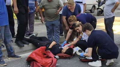 Aydın’ın Nazilli ilçesinde yolun karşı tarafına geçmeye çalışırken ASKİ’ye ait