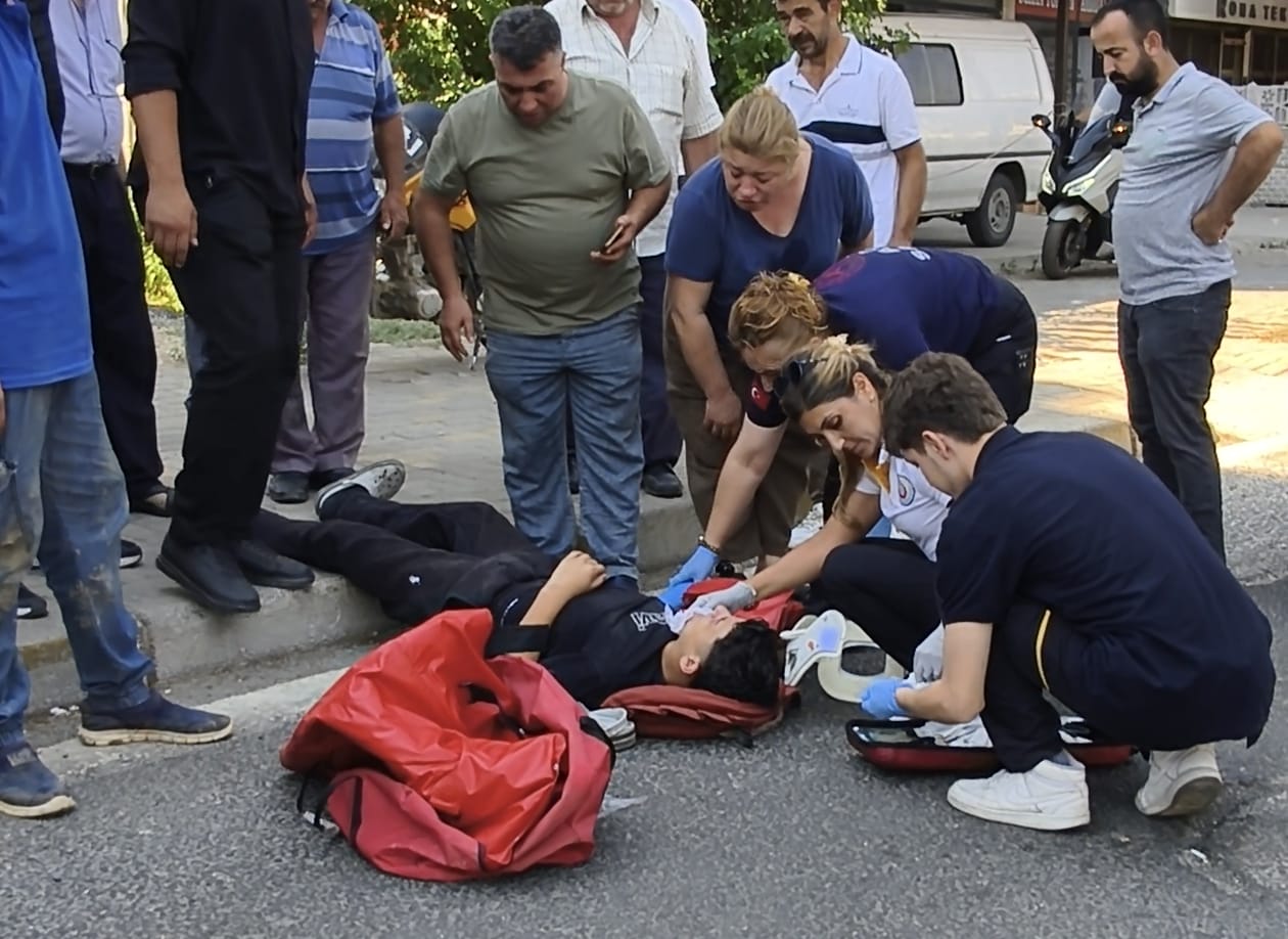 Aydın’ın Nazilli ilçesinde yolun karşı tarafına geçmeye çalışırken ASKİ’ye ait