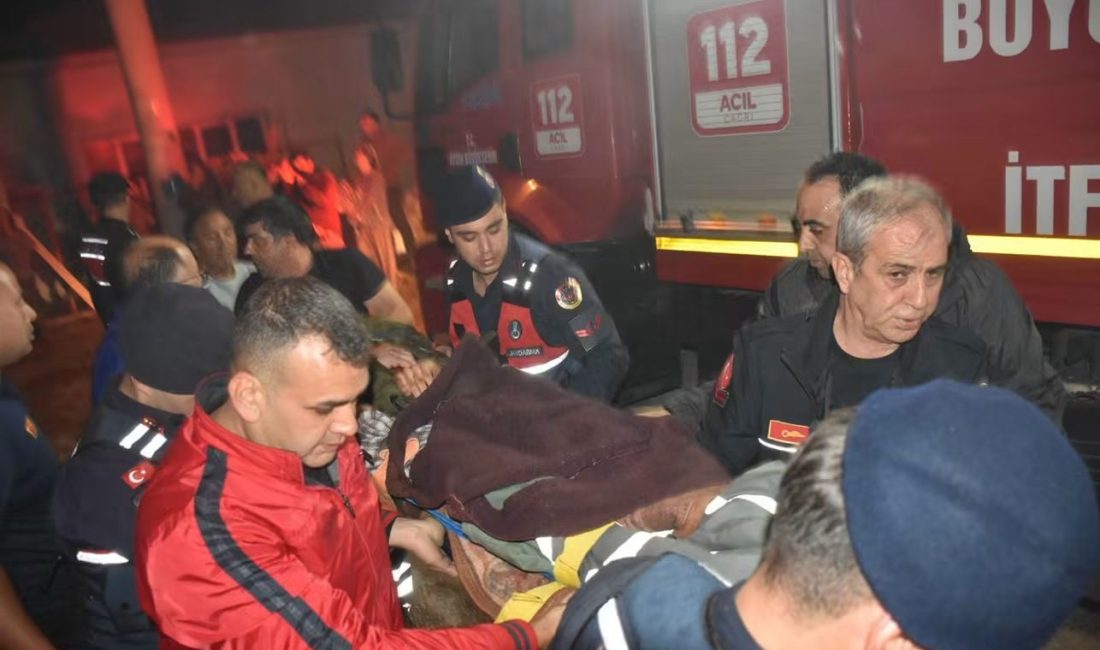 Aydın’ın Karacasu ilçesinde iki katlı
